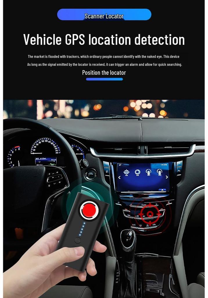 T1 Camera & GPS Tracking Detector - Hotel Anti-Peeping Scanner