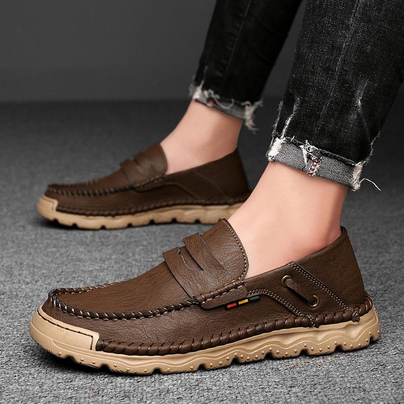 Кроссовки для мужчин, новые популярные спортивные туфли на открытом воздухе, стильные, легкие, на плоской подошве, износостойкие, дышащие, на шнуровке, повседневные туфли