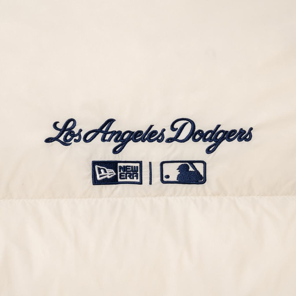 New Era Mlb La Dodgers Puffer Down Jacket Ivory 14742025