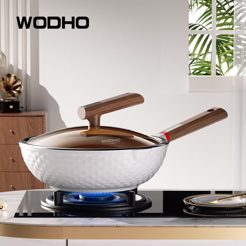 WODHO 32 см Низкодымный алюминиевый вок