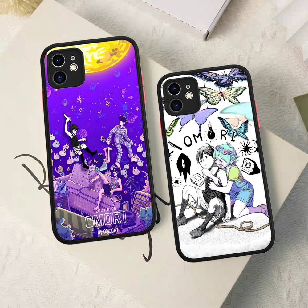 Игровой силиконовый чехол Omori для iPhone 16 15 14 13 12 11 Pro Max Plus X XS MAX Ударопрочный матовый чехол