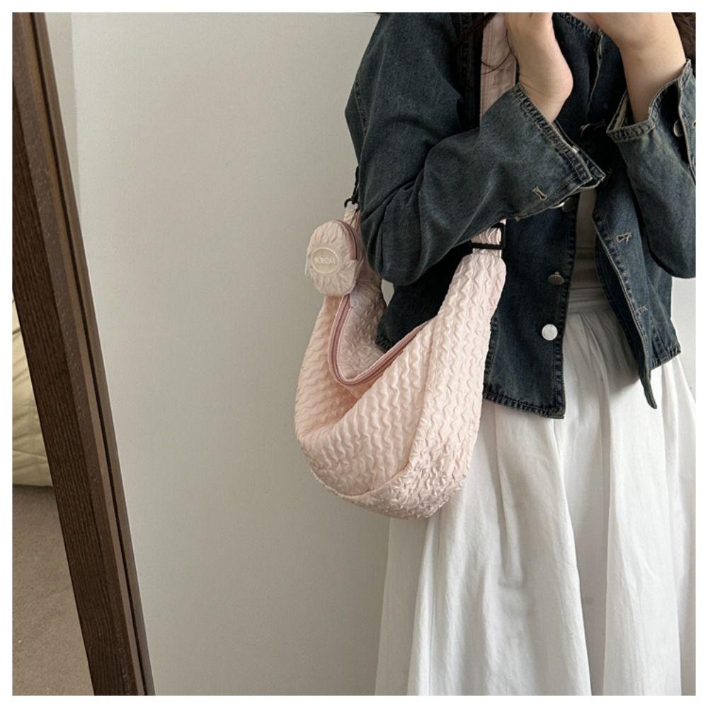 Кошельки Сумка через плечо Однотонная сумка-облако Модная сумка-тоут Женщины