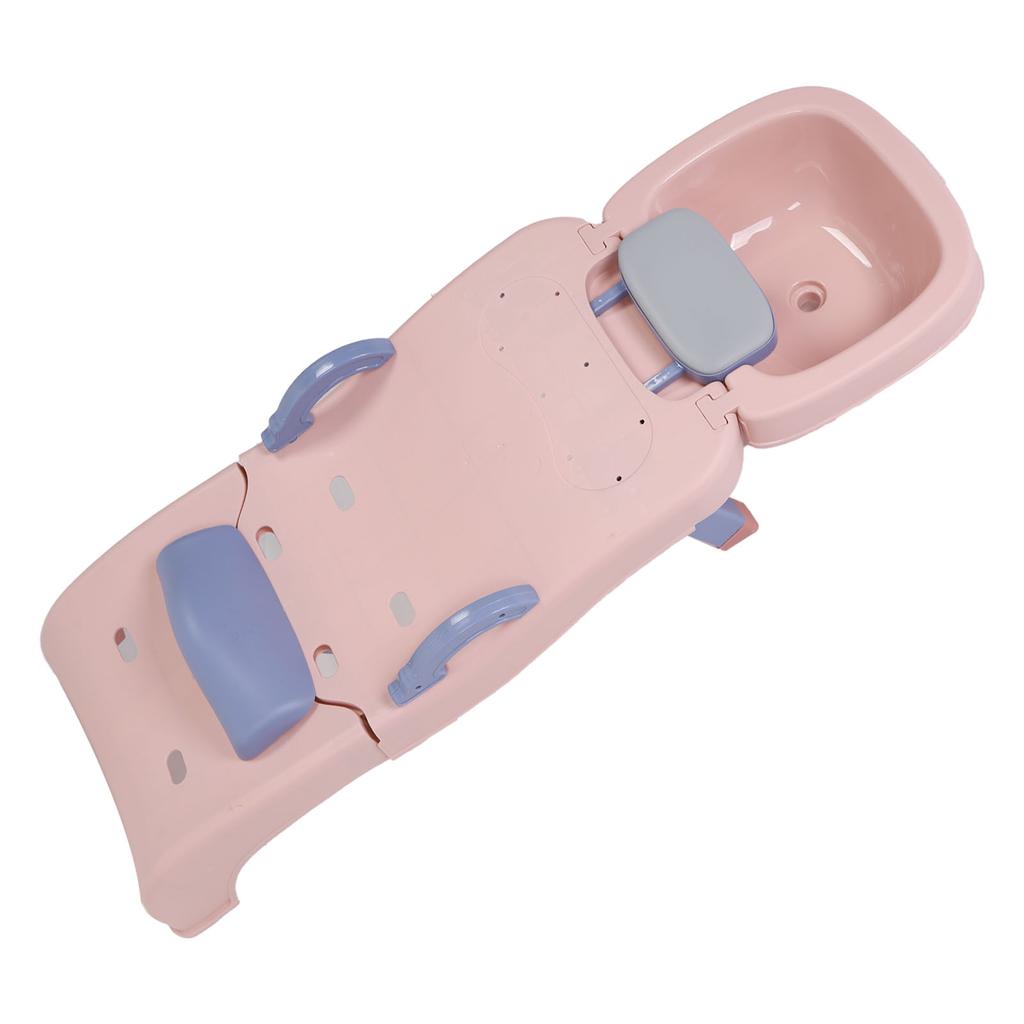 Детский стульчик для мытья шампунем, складной, предотвращает скольжение, стульчик для мытья волос малыша с раковиной для шампуня для детей от 0 до 10 лет