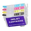 Ink Cartridges Compatible Refill Replacement 4 Colors With Permanent Chip for Inkjet Printer ICBK62 ICC62 ICM62 ICY62