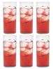 Toyo Sasaki Glass Tumbler Glass Silk Line Tumbler 455ml Set of 6 Made In Japan Dishwasher Safe Unbreakable Glass Cup Beer Glass Highball Glass Sour