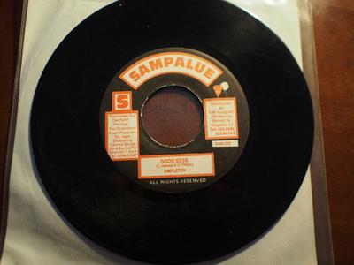 7-дюймовая пластинка SIMPLETON - Good Sess SAM052 Sampalue Ямайский Регги, Ска и Даб Б/У