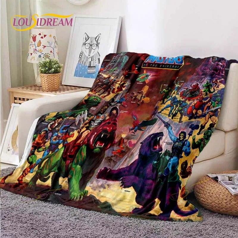 Одеяло He-Man Masters Of The Universe, одеяло для дивана, одеяло для взрослых и детей, одеяло для кровати