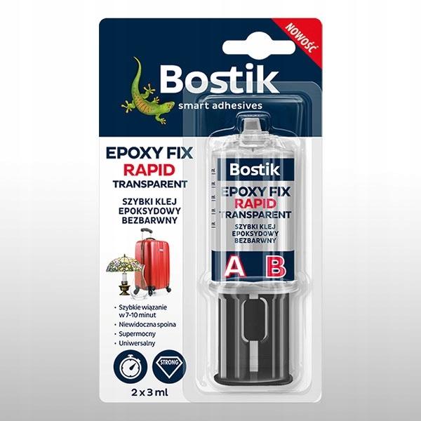 Bostik Fix Rapid Двухкомпонентный эпоксидный клей, бесцветный, 2x3 мл