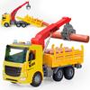 Автокран рабочий строительный склад рабочий автомобиль со светодиодной инженерной машиной рабочий автомобиль строительный мини прочный для рождественского подарка