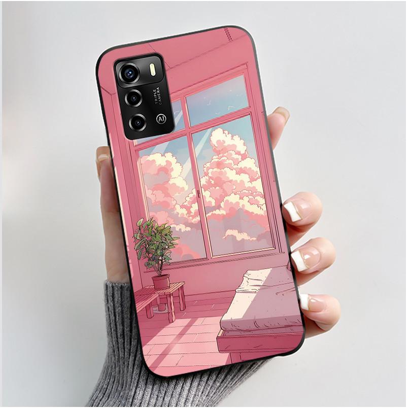Чехол для ZTE Blade V40 Vita 8045/A72 4G Чехол Роскошный Дракон Милый Крутой Мальчики Девочки Черный Матовый Мягкий ТПУ Силиконовый Чехол Задняя Крышка