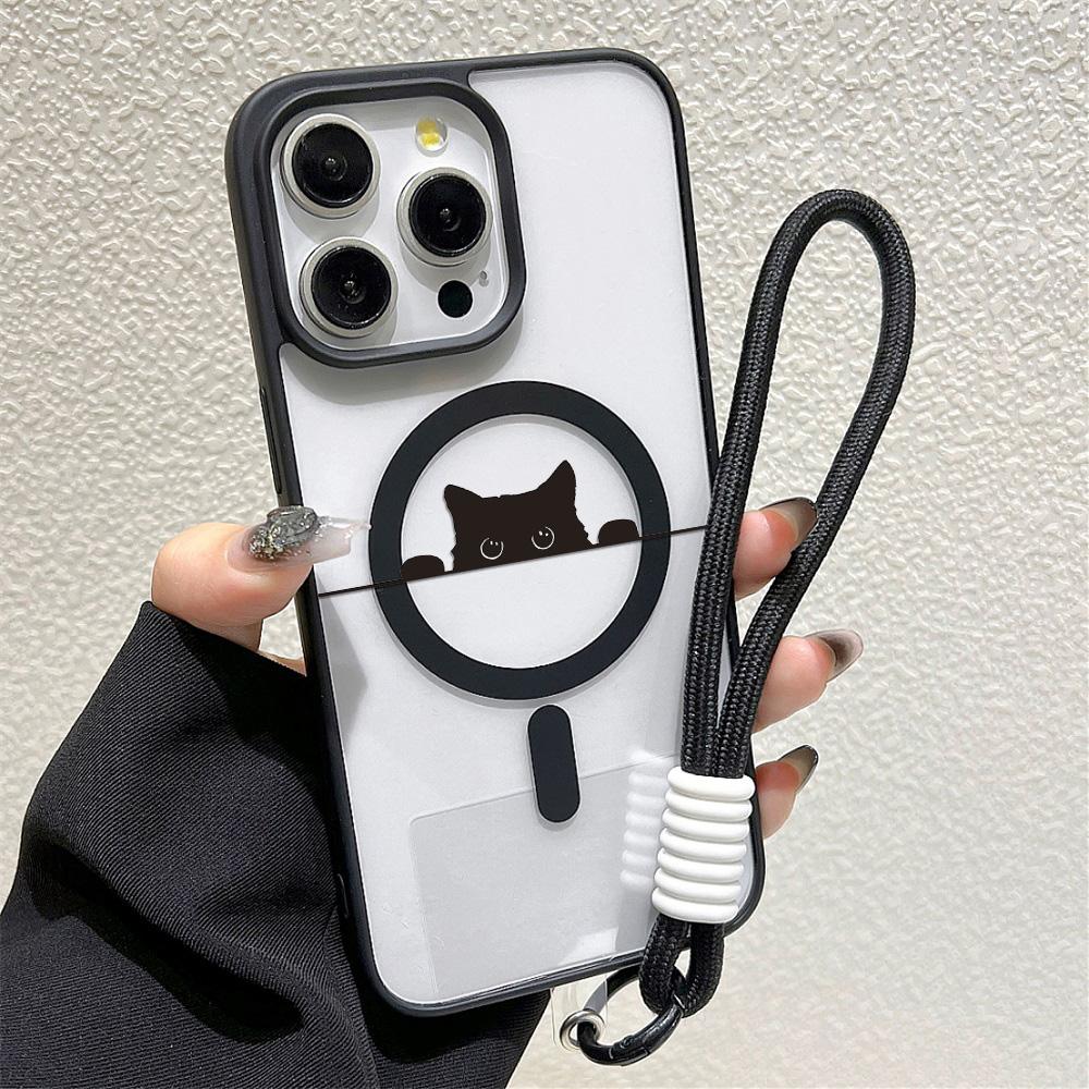 Магнитный чехол для телефона для iPhone 11 12 17 14 15 Pro Max 15 14 16 Pro 13 14 15 16 Противоударный чехол Магнитное кольцо Mag-Safe Задняя крышка