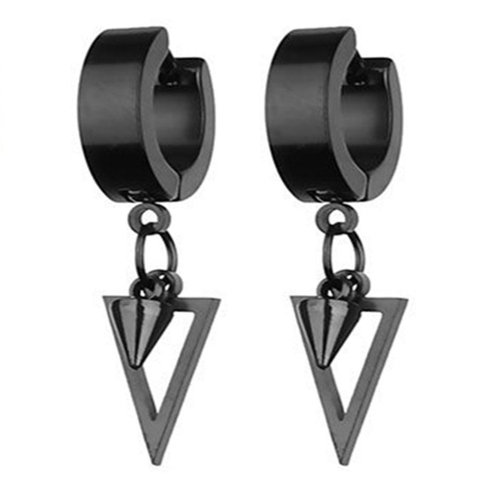 Steel Birthday Gift Dangle Earrings Stud Earrings Men Gothic Earrings Korean Style Earrings