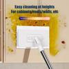 Mini Portable Flat Mop Compact Size Lightweight RV Mop Home Kitchen Bathroom Small Space Cleaning Tool