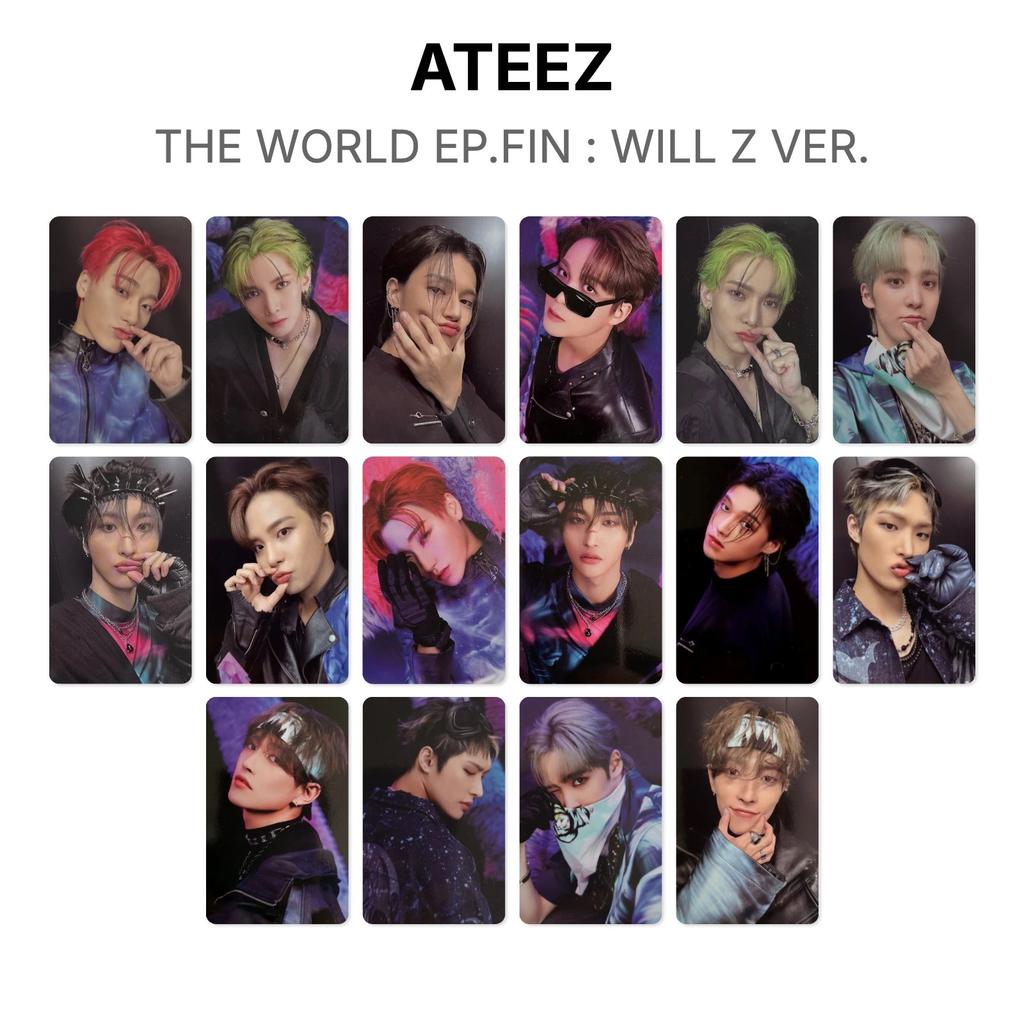 ATEEZ МИР EP.FIN : WILL Z VER. Официальная фотокарта