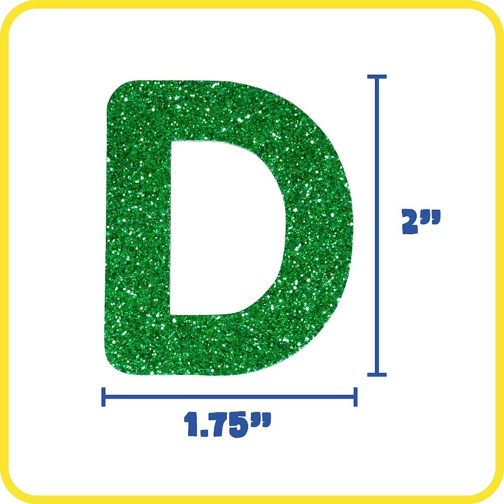 140pcs 1.7inch Alphabet Stickers EVA Self-Adhesive for Scrapbooks,Cards