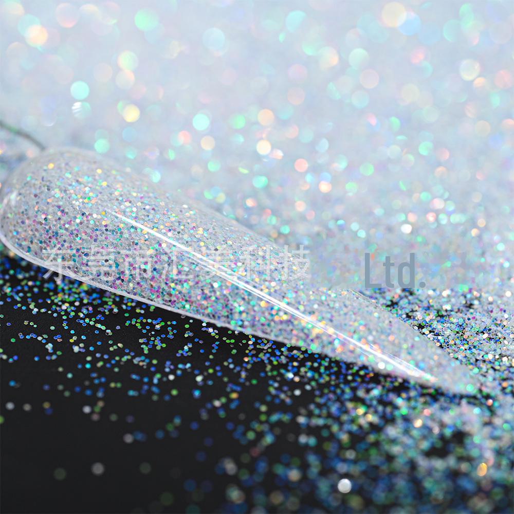 Пудра для ногтей Cross-Border Fine Flash Diamond Sea Salt, 50 г - фантазийный глиттер с эффектом зыбучих песков.