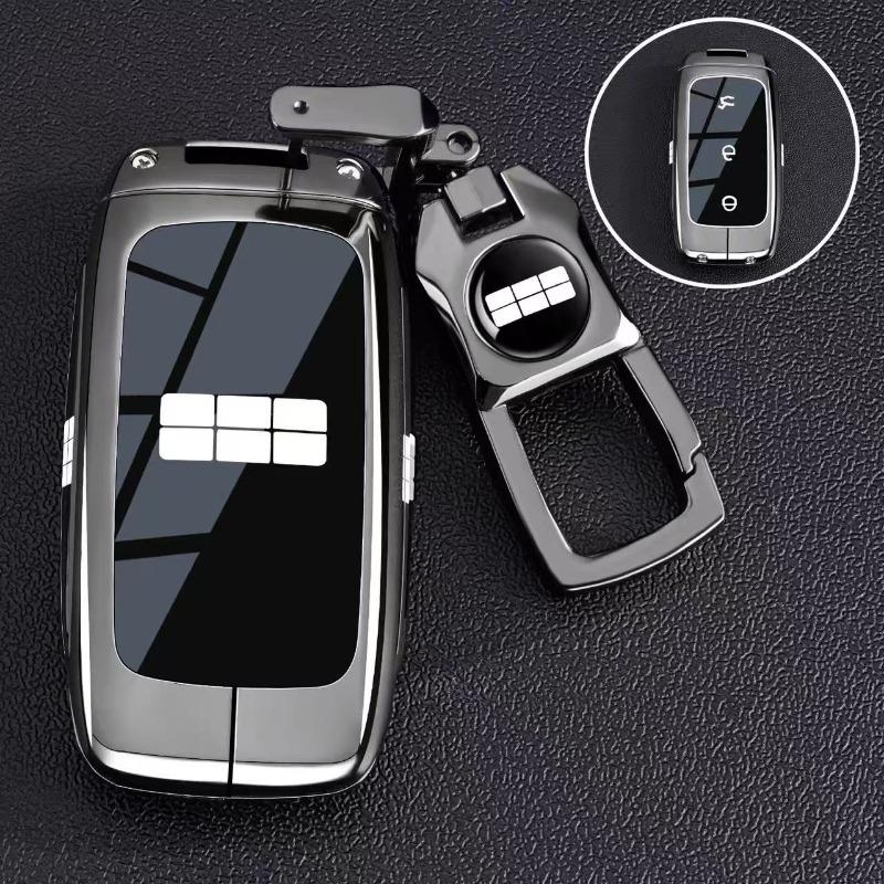 Премиальный чехол-брелок из цинкового сплава для Geely Galaxy Xingyao 8/Starship 7/M9/L6/A7/E5/L7/E8 - Защитный корпус брелока