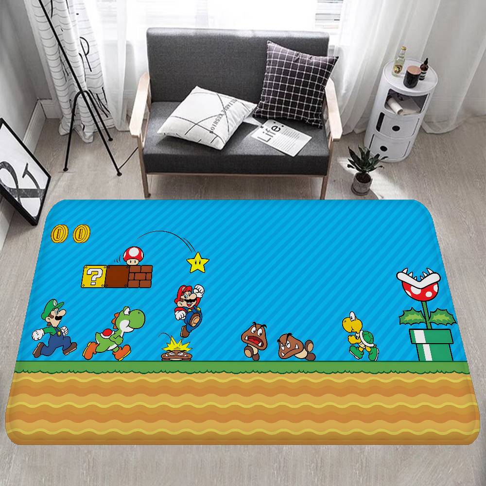 Game Super M-Marios Floor Mat Nordic Style Home Doormat Bathroom-Toilet Mats Bedroom Hotel Decor Mat