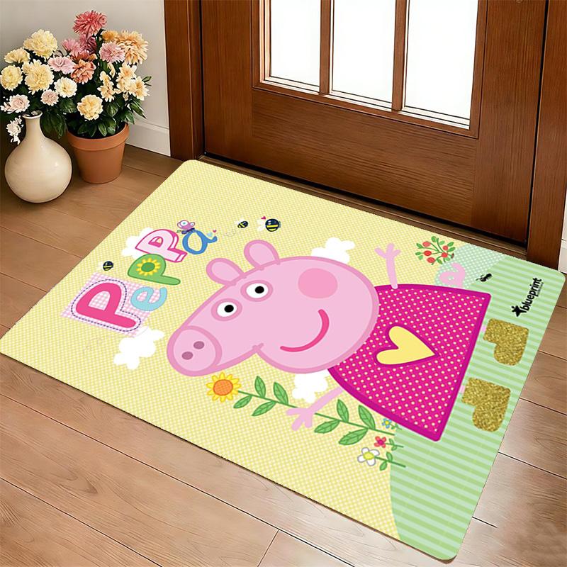 Peppa Pig Living Room Nonslip Area Rug Soft Carpet For Bedroom Game Playroom Sofa Office Home Decor Doormat Christmas Gift C9302934