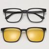 TJ2190 Unisex Three-in-One Magnetic Polarized Clip-on Sunglasses Set