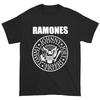 Ramones Ramones Печать Логотип Футболка Большая Черная Унисекс Футболка