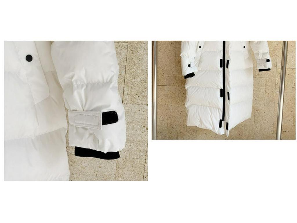 2024 Очень длинное пуховое пальто оверсайз в корейском стиле выше колена