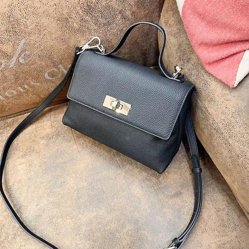 Женская сумка из натуральной кожи, легкая, роскошная, женская, маленькая, простая и стильная сумка на одно плечо Oblique Span