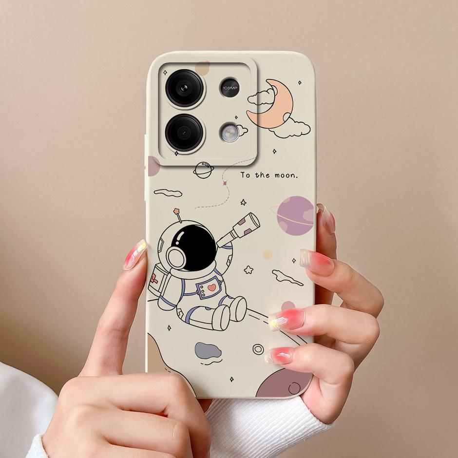 Чехол для Xiaomi Redmi Note 13 Pro Plus 5G Милые Девочки Мультяшный Матовый Силиконовый Чехол Для Redmi Note13 Pro+ 5G Новый Дизайн Funda
