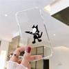 Чехол для телефона RUICHI с рисунком «Коты Феликс» MG для iPhone 11 12 Mini 13 Pro XS Max X 8 7 6s Plus 5 SE XR, прозрачный чехол