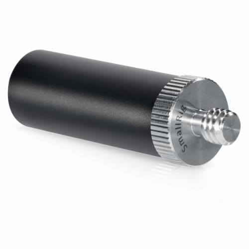 SMALLRIG 15mm Rod 1/4 Thread Hole 1.5 Inch Approx. 38mm Black 15mm Rod System Aluminum with 1/4 Thread - 915