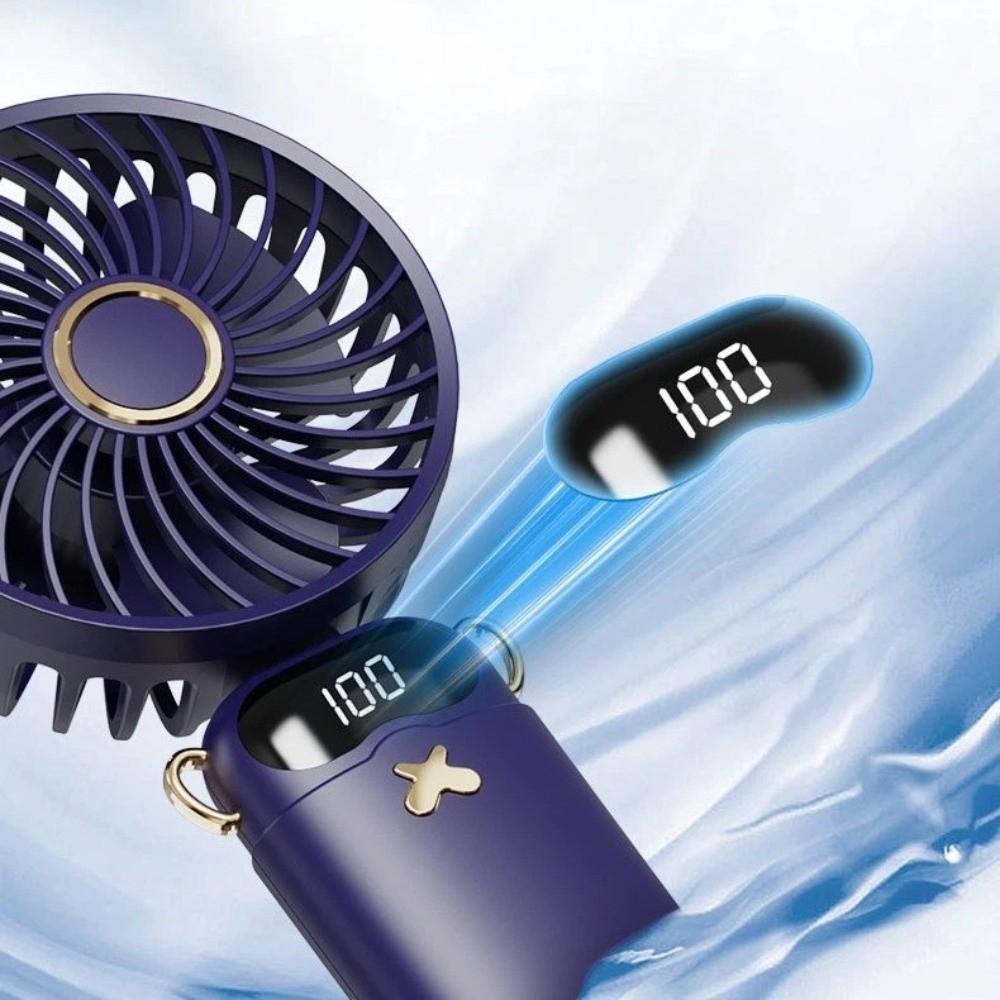 6000mAh Cooling Fan Rechargeable Rechargeable Fan Portable Handheld Mini Fan Summer