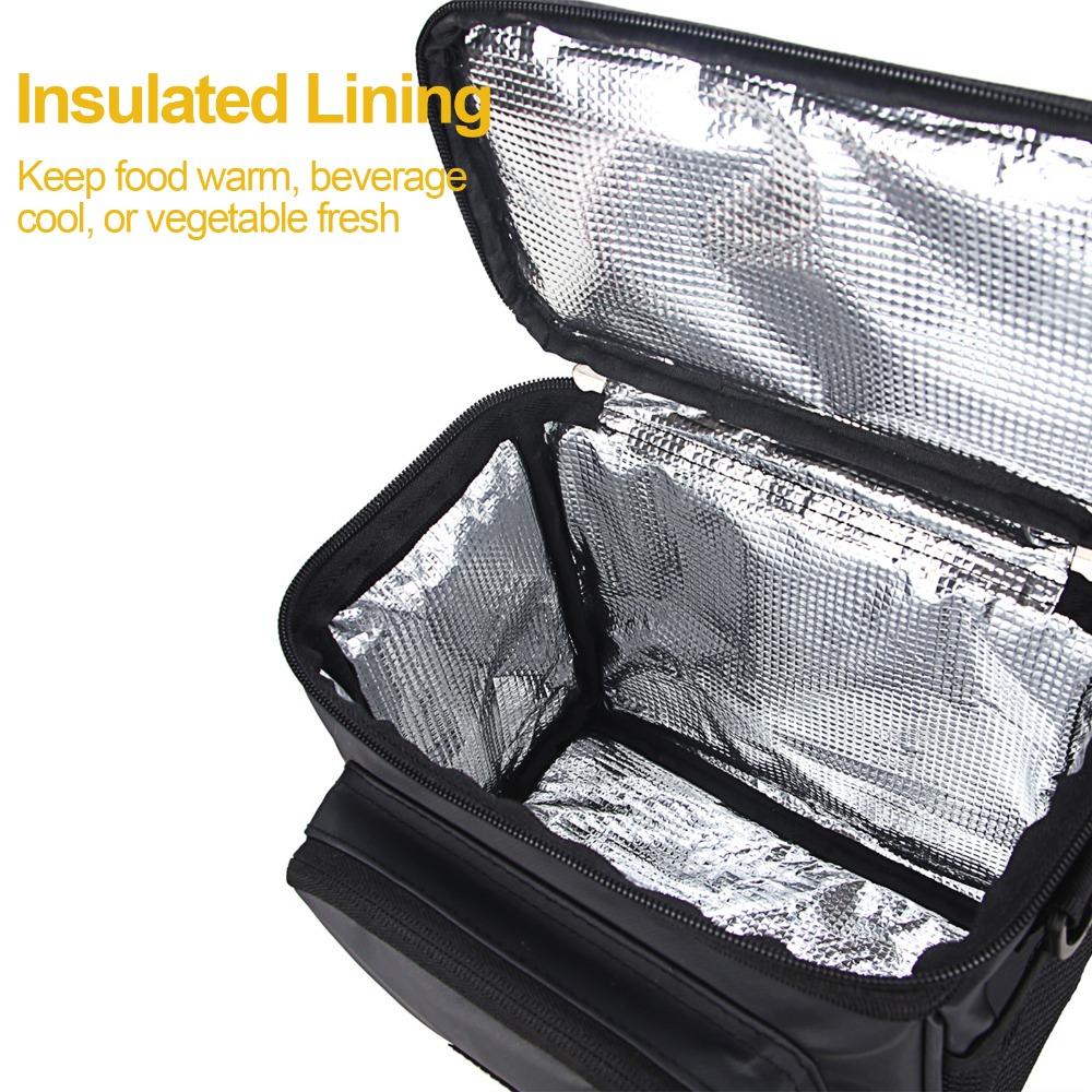 5L Capacity Bicycle Cooler Bag Waterproof Bicycle Storage Pouch Bicycle Handlebar Bag Long Rides