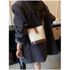 IELGY Ladies Bucket Bag Retro Contrast Color Shoulder Messenger Bag