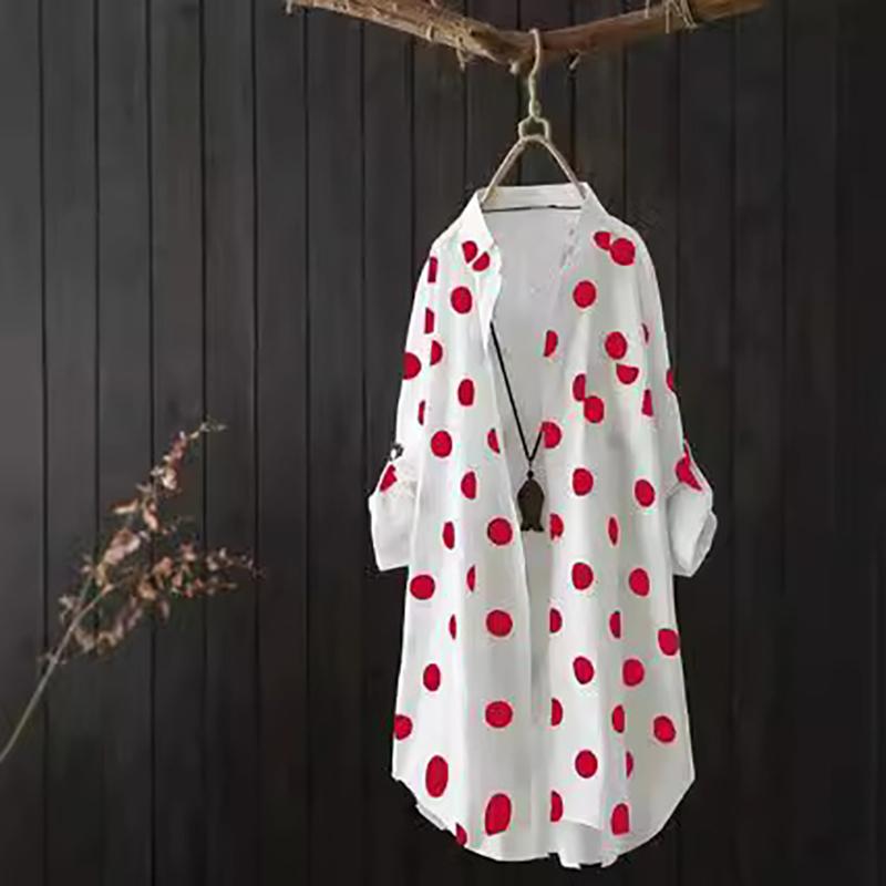 Long Sleeve Shirt Classic Button Front Design Stylish Women's Comfortable Casual Wear New Style