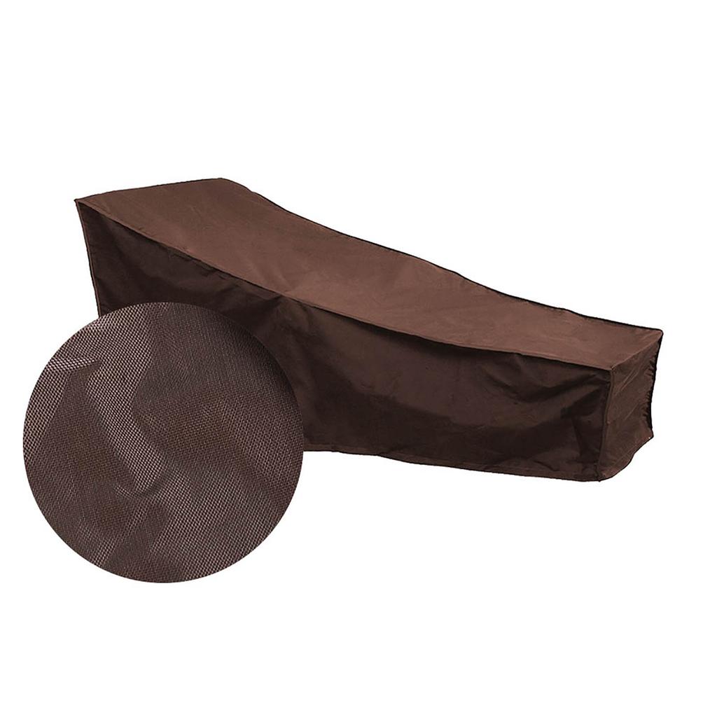 Чехол для садовой мебели на патио, водонепроницаемые защитные чехлы для шезлонгов на открытом воздухе(Кофе)