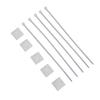 200Pcs Nylon   High Temperature Resistant Strong Nylon Self Locking Cable   with Mounts for Cable Fence