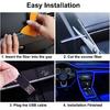 EL Провод Светодиодные Ленты для Салона Автомобиля, 16.5ФУТ USB Неоновые Светящиеся Стробоскопические EL Проводные Ленты с 6мм Швейным Краем, Комплекты Подсветки Салона для Автомобиля Ide