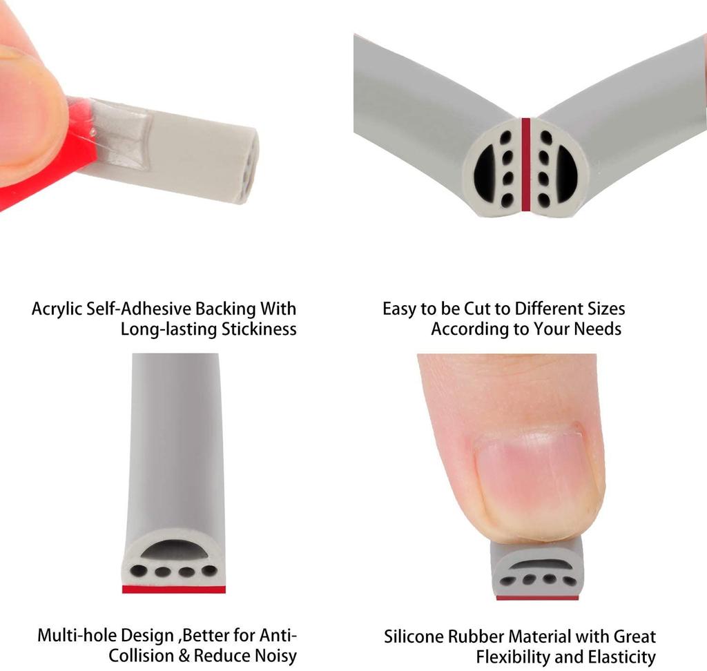 Тип Звукоизоляционная силиконовая резина Уплотнительная лента для сквозняков Для уплотнительной ленты для дверей и окон