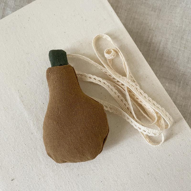 Скандинавский мультфильм ткань трехмерное фрукт и овощ шея ожерелье женская милая симпатичная цепочка на шею свитер цепи аксессуары