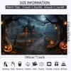 2D Haunted House Backdrop for Halloween & Spooky Themed Party
