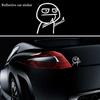 Cartoon Funny Middle Finger Reflective Vinyl Car Sticker Motorcycle Decal Styling Personality Decoration Exterior Accessories