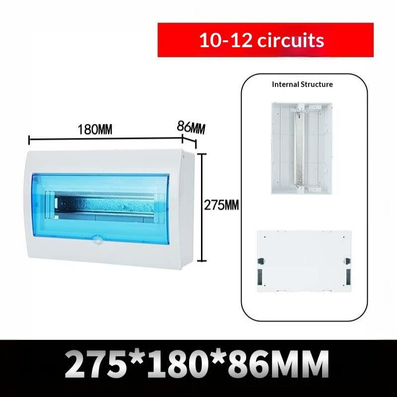 Ht Series Ip65 Waterproof Distribution Box Abs Electrical Junction Box Outdoor Circuit Breaker Enclosure 3-12 Ways