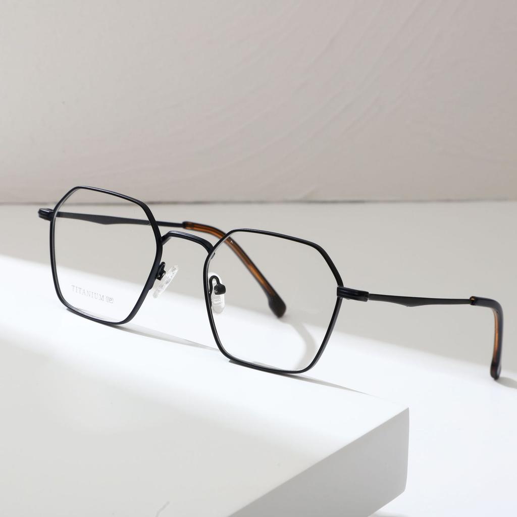 Оправа очков из полутитана для женщин, простая оправа и тонкий тренд, большая оправа, высококачественная мужская оправа для очков