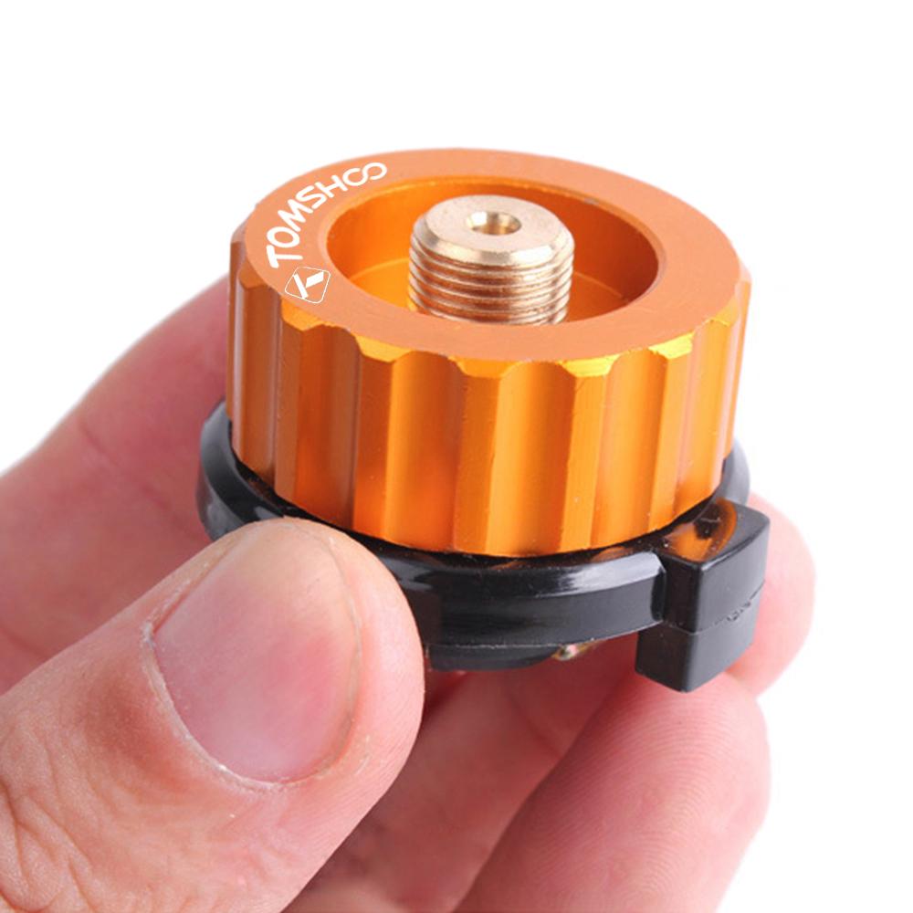 Открытый адаптер для газового баллона Кронштейн для газового баллона Клапан для заправки газа Конвертер для бензобака Адаптер для кемпинговой печи