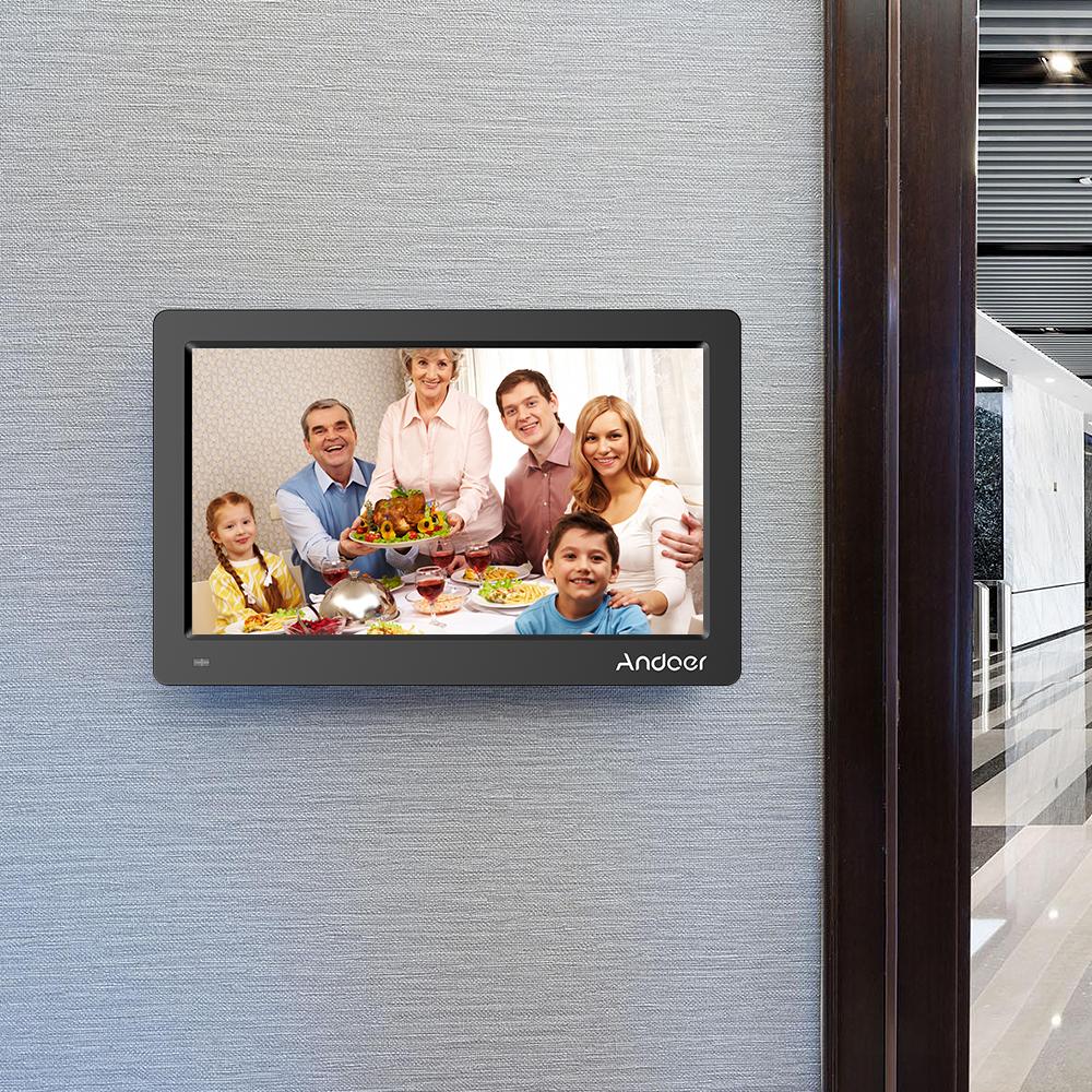 Andoer 15.6 Inch Digital Photo Picture Frame FHD 1920*1080 IPS Screen Support