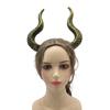 Devil Horns Headband Halloween Gothic Goat Horn Hairband Cosplay Hair Hoop Accessories for Halloween Party Dress Up