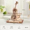ROKR 3D Puzzle Magic Cello Механическая музыкальная шкатулка Автоматическое воспроизведение Батарейки не требуются Деревянный 3D пазл Набор для творчества DIY Craft Сборная модель