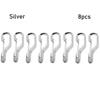 Buckle Survival EDC Gear Outdoor Hook Camping Keyring D Carabiner Spring Clips D-Ring Key Chain