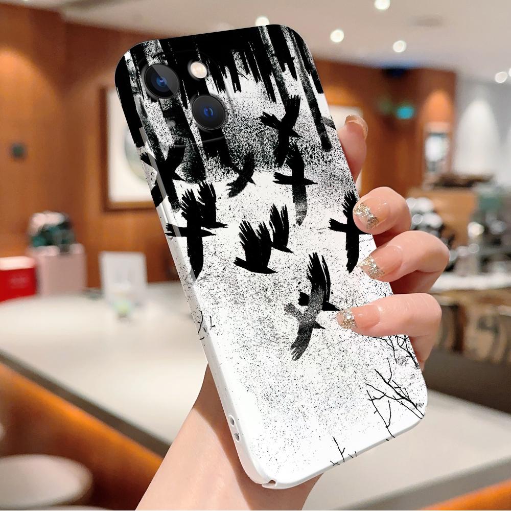 Модный чехол для смартфона Samsung Galaxy A52 iPhone 11 13 15 Xiaomi Redmi VIVO OPPO Realme Huawei Infinix Противоударный Ультратонкий Жесткий Чехол