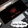 Custom Name Mouse pad Manchester Crest Mouse pad, Gaming Mouse Pad, keyboard pad, Desk Decor for computer notebook Fan Birthday Gift